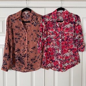 Pair of 2 Express Portofino shirts, size XS
